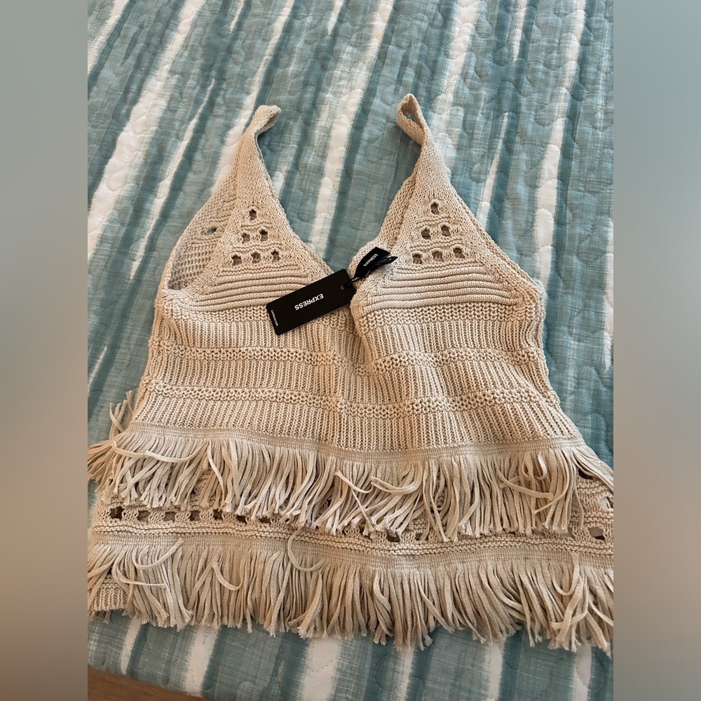 Express Crop Sweater Tank